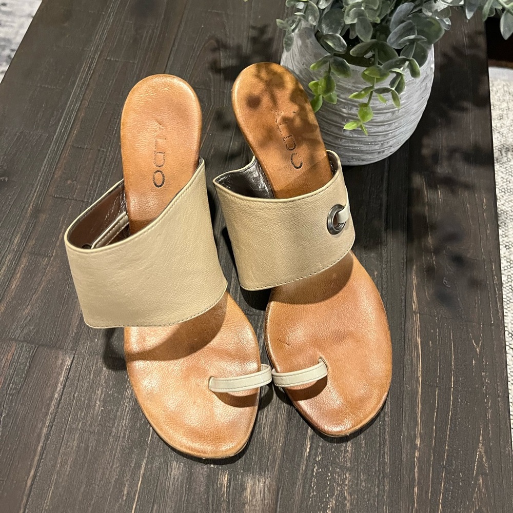 ALDO Tan Women's Slide Sandals